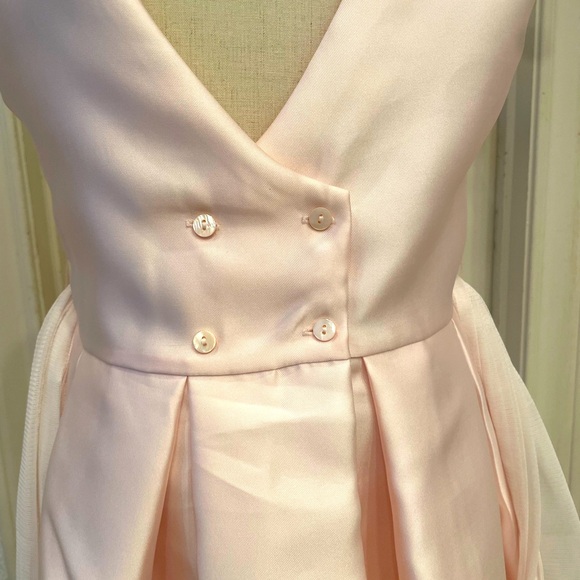 Abel & Lula Pink Mikado Dress - Picture 8 of 13